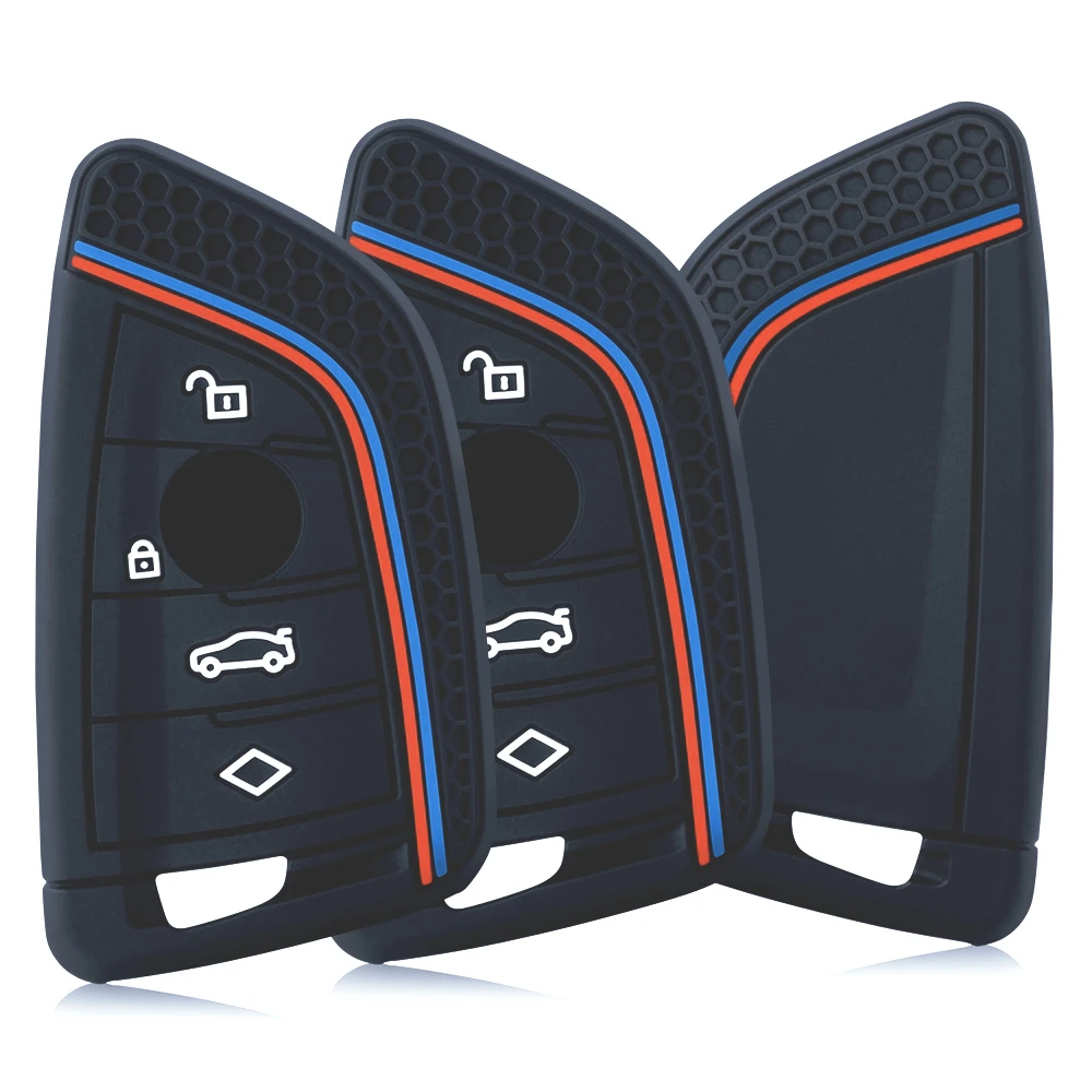 Mode Silikon Auto Schlüssel Abdeckung Fall Shell Für BMW F20 G20 G30 X1 X3 X4 X5 G05 X6 X7 G11 F15 F16 G01 G02 F48 G30 3 4 5 7 Serie