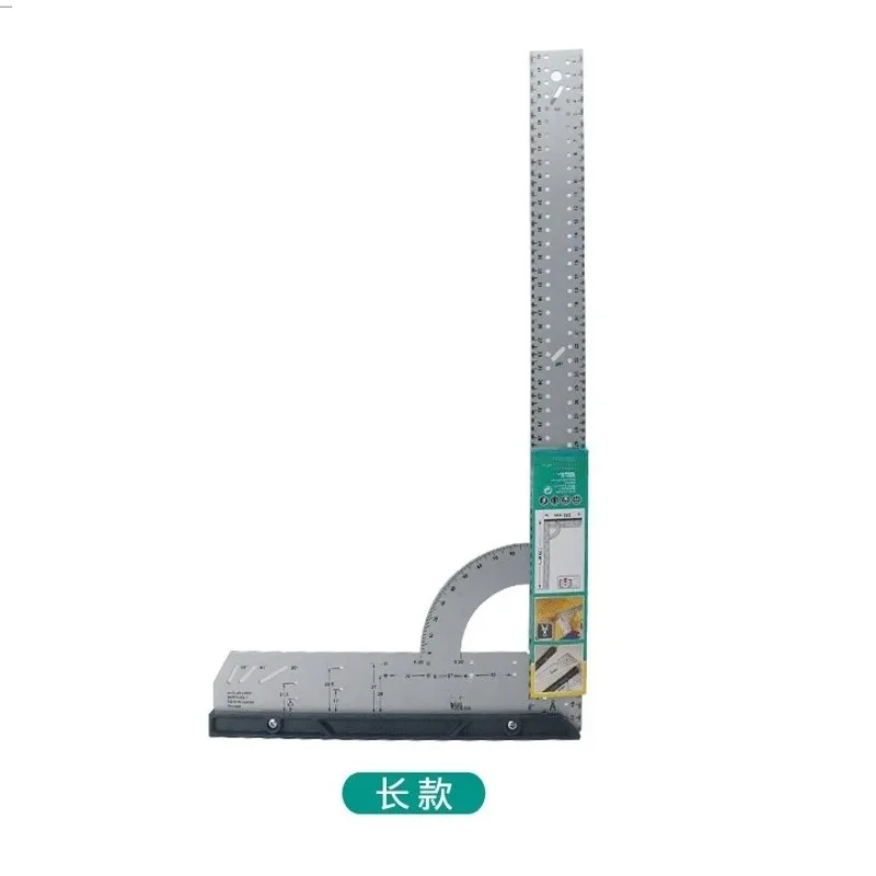 Square 90 Degree Multi-functional Ruler High Precision Universal Ruler Hole