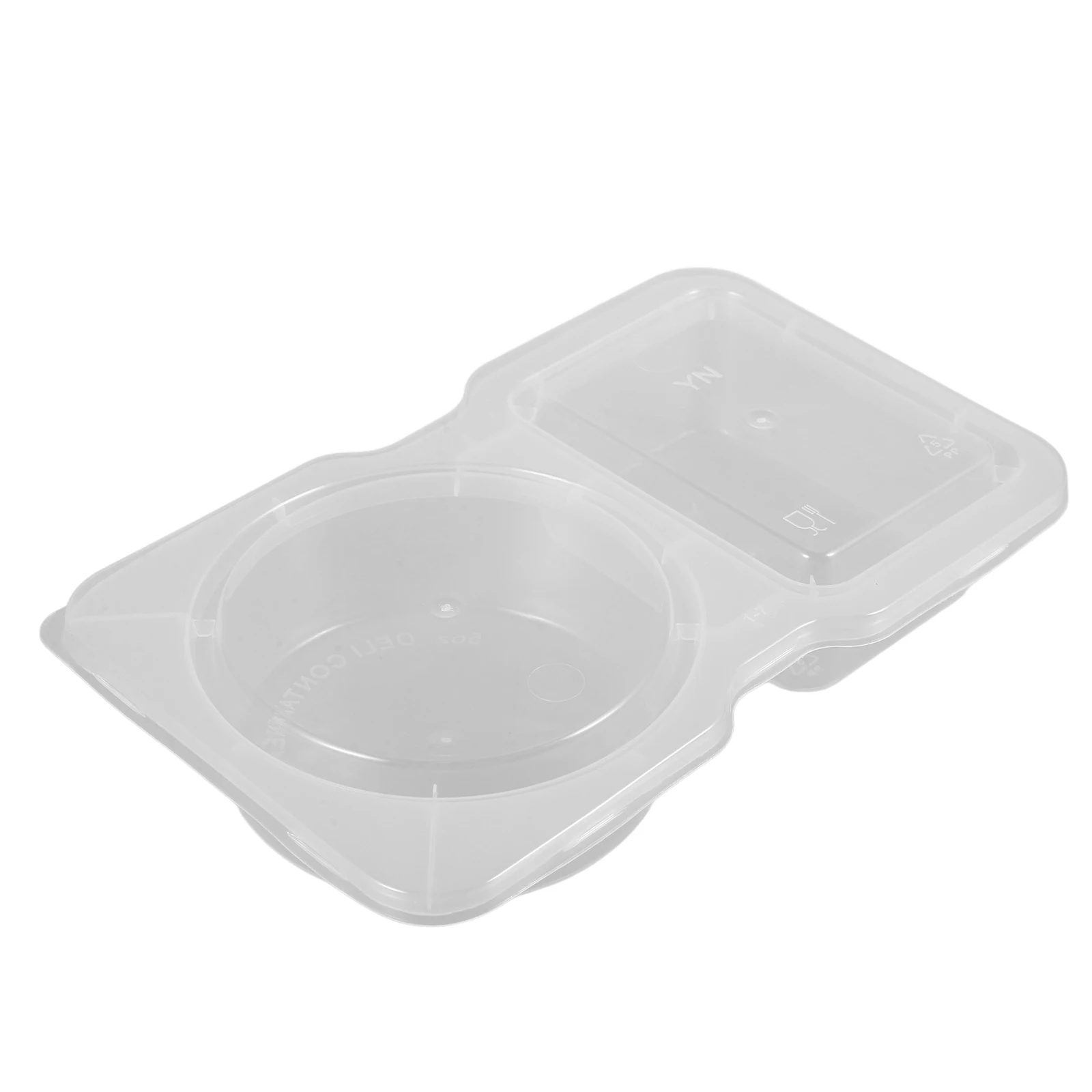 

50pcs Sauce Boxes Takeaway Cups Food Storage Containers Lids Disposable Small Cups Sealing Transparent Condiment Packing