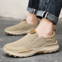 Men's Size Shoes Men's Sports Shoes Ultra Lightweight Breathable Lace Up Soft Flat Bottomed Thick Soled Shoes Tennis Slip In