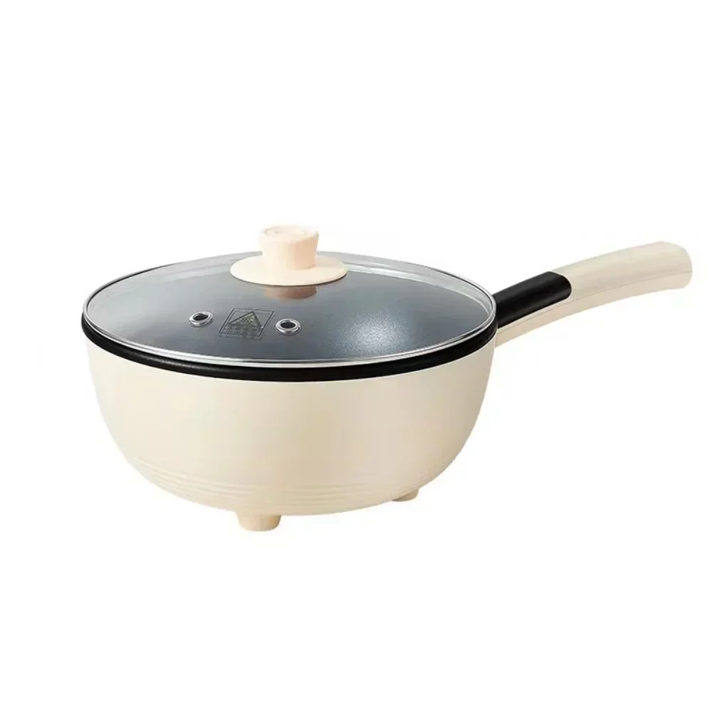 Marmite électrique polyvalente pour touristes, cuisinière électrique pour dortoir, wok électrique, marmite domestique, antiarina, 220V