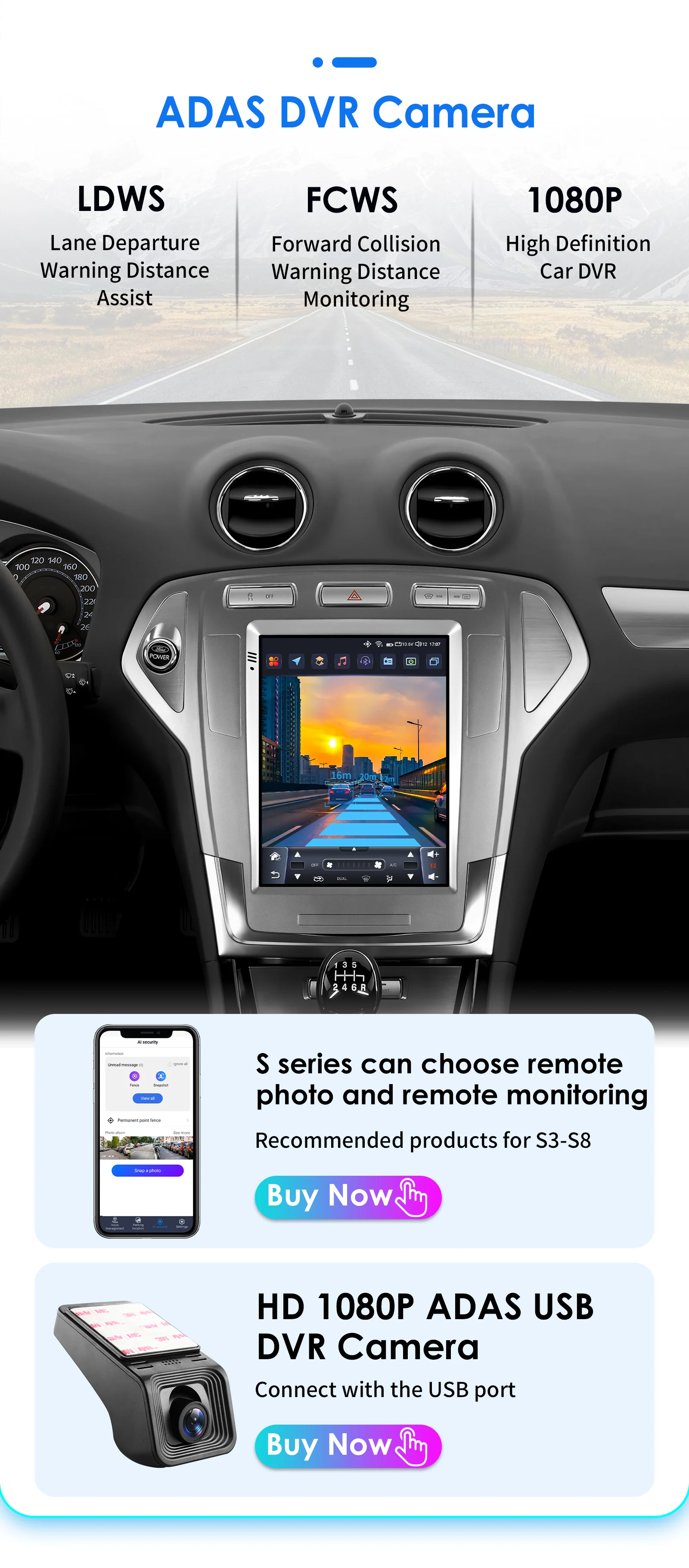 Hizpo 9.7 inch Android 14 For Ford Mondeo Mk4 Galaxy A/C 2007-2010 Car Radio Multimedia Video Player GPS 4G Wireless Carplay DSP