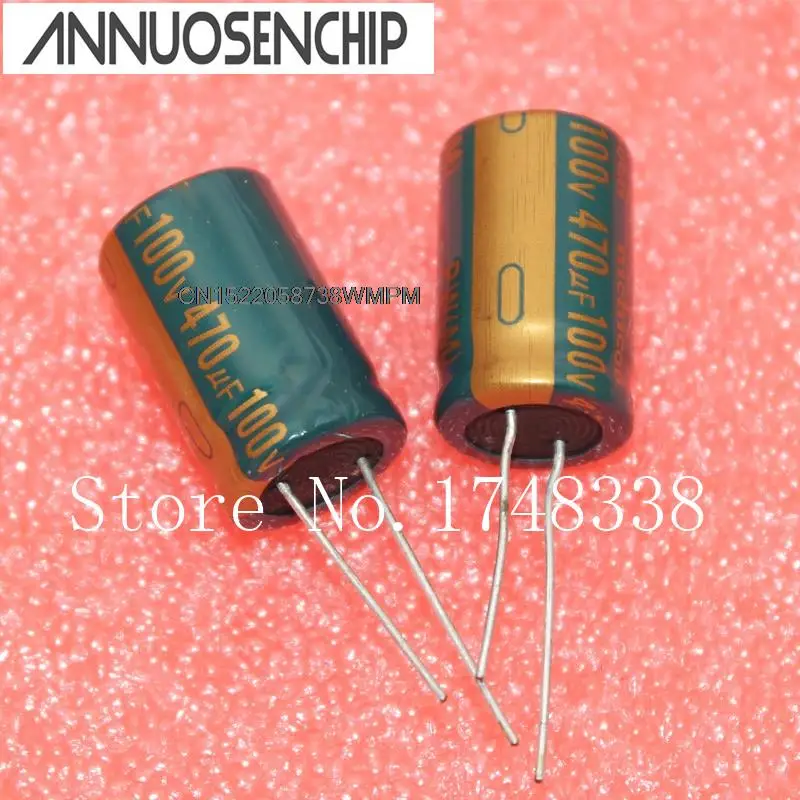 20PCS New and Original board high frequency CAP 16*25mm  electrolytic CAP DIP 470UF 100V