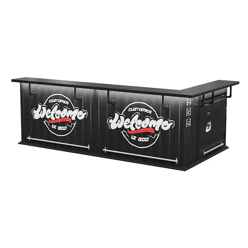 Industrial style creative with lights checkout page bar catering barbecue barbecue restaurant billiards hall coffee restaurant