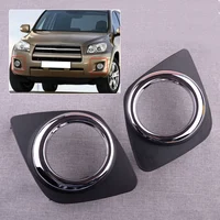 Cubierta de luz antiniebla para parachoques delantero de coche, embellecedor de plástico para Toyota RAV4, 2009, 2010, 2011, 2012, 2013, 52128-0R010, nuevo, 1 par, 52128-0R040