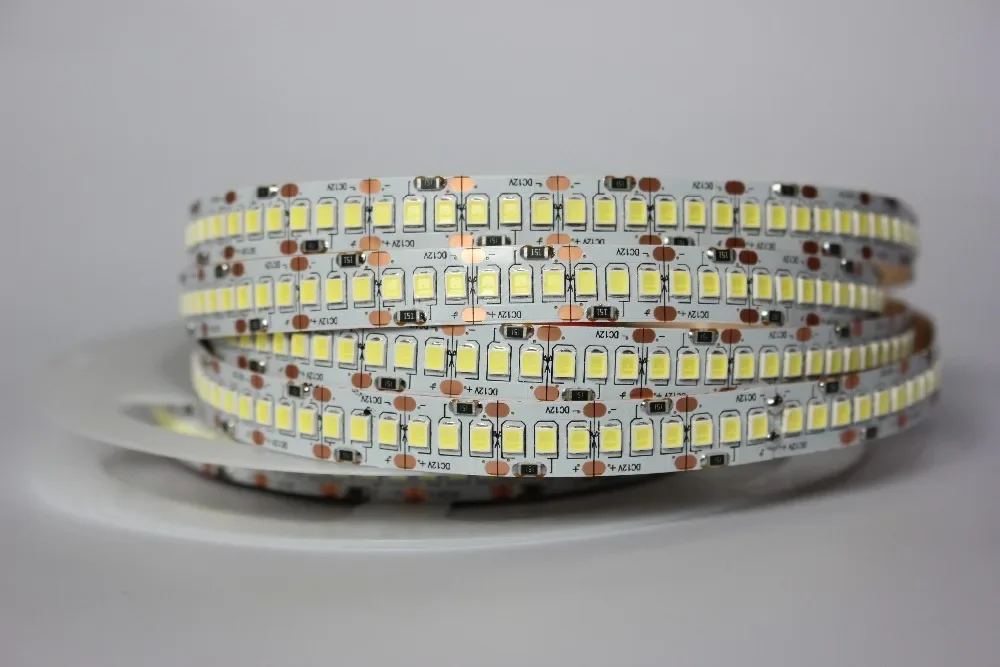 1/2/3/4/5M 12V IP20 Non waterproof  2835 LED Strip 240 led Flexible light tape showcase led more bright LED strip white warm