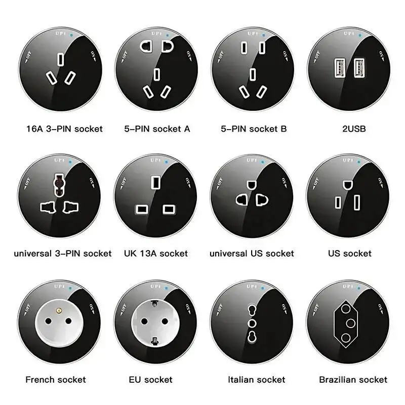Electric Extension Sockets,Power Track Socket,Concea Hidden Tabletop Kitchen Outlet,UK EU US Standard USB Wall Outlets