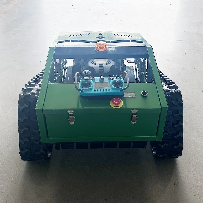 CNMC All-terrain Remote Control Robotic Lawn Mower High-quality Robot Mower Brushcutter Customized Safety Auto-Stop Blade