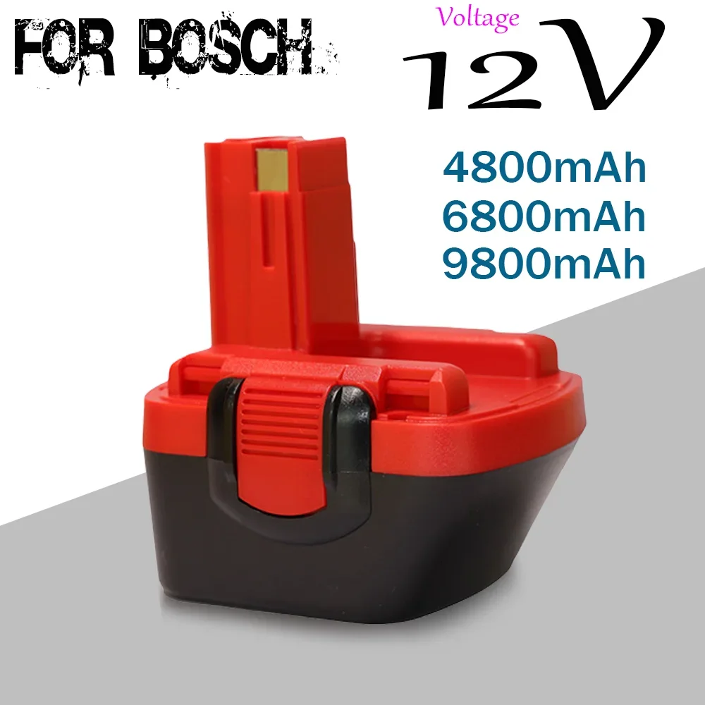 

BAT043 BAT045 BAT120 9800mAh Nimh Ni-MH 12V Rechargeable Replacement Battery for Bosch 12 V Drill GSR12VE-2 PSR12VE-2 2607335273