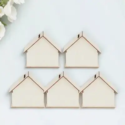 5 шт. деревянная копилка для детей DIY незавершенная копилка для детей каракули ремесло экономия коробка для хранения денег декоративный подарок