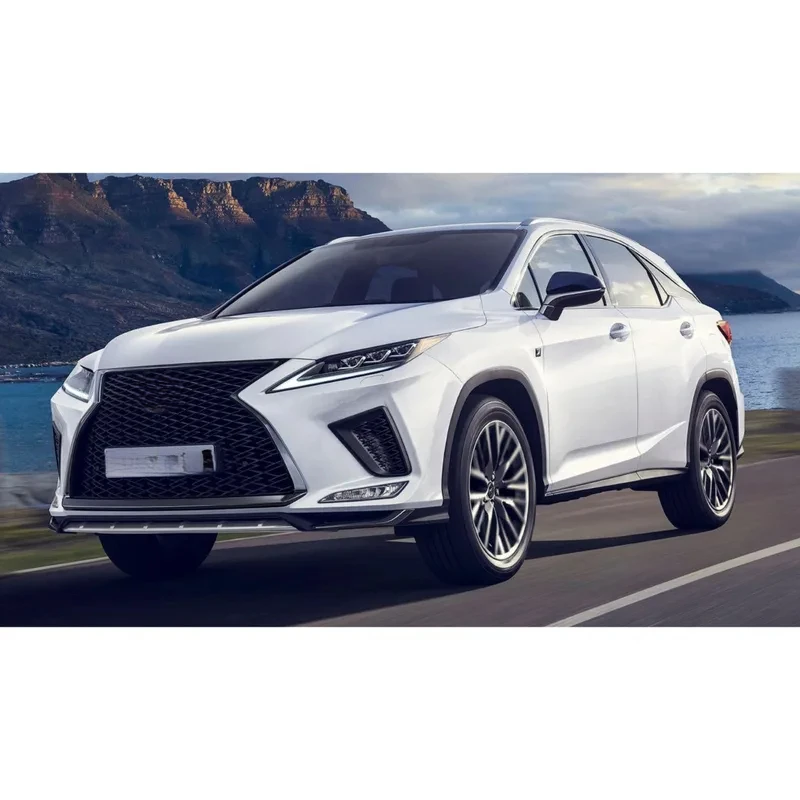 اكسسوارات السيارات لكزس RX330 2006-2008 ترقية إلى RX350 2020 نمط مصدات مصبغة هود الحاجز المصابيح الأمامية المصابيح الخلفية #6