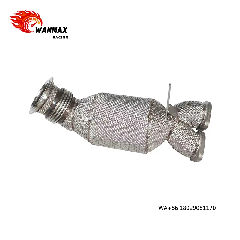 Performance Exhaust System for  E90/E92/E93 N55 335i 3.0T - with Heat Shield with cat EUR5 200 Cells