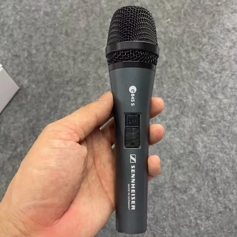 Original Sennheiser E835S Vocal Dynamic Microphon Noise Reduction Microphon Wirele Handheld Professional Performanc Power Supply