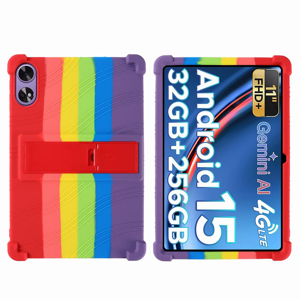 Yystao Custodia Protettiva Per DOOGEE Tab G6+ 11″ – Cover Rigida Con Supporto Pieghevole E Antiurto, Grigia - 3