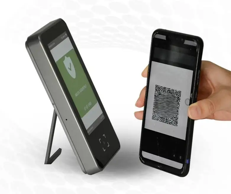 800*480 px   ID Security Barcode Scanner 2D CMOS Also Support NFC Mobile Phone Max Green Element LED