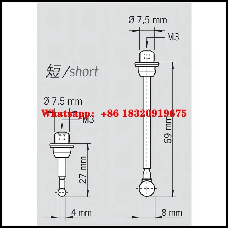เยอรมนี Haimer CNC 3D Edge Finder Probe Machining Center Centering ที่ใช้งานได้ 80.360.00FHN/80.360.00NG/80.960.00/80.460.00FHN