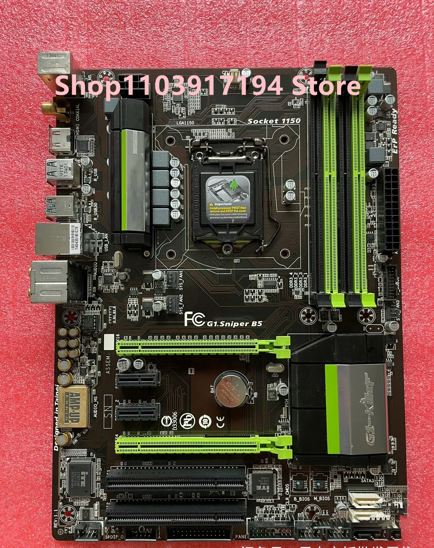 

G1.Роскошная материнская плата Sniper B5 1150pin