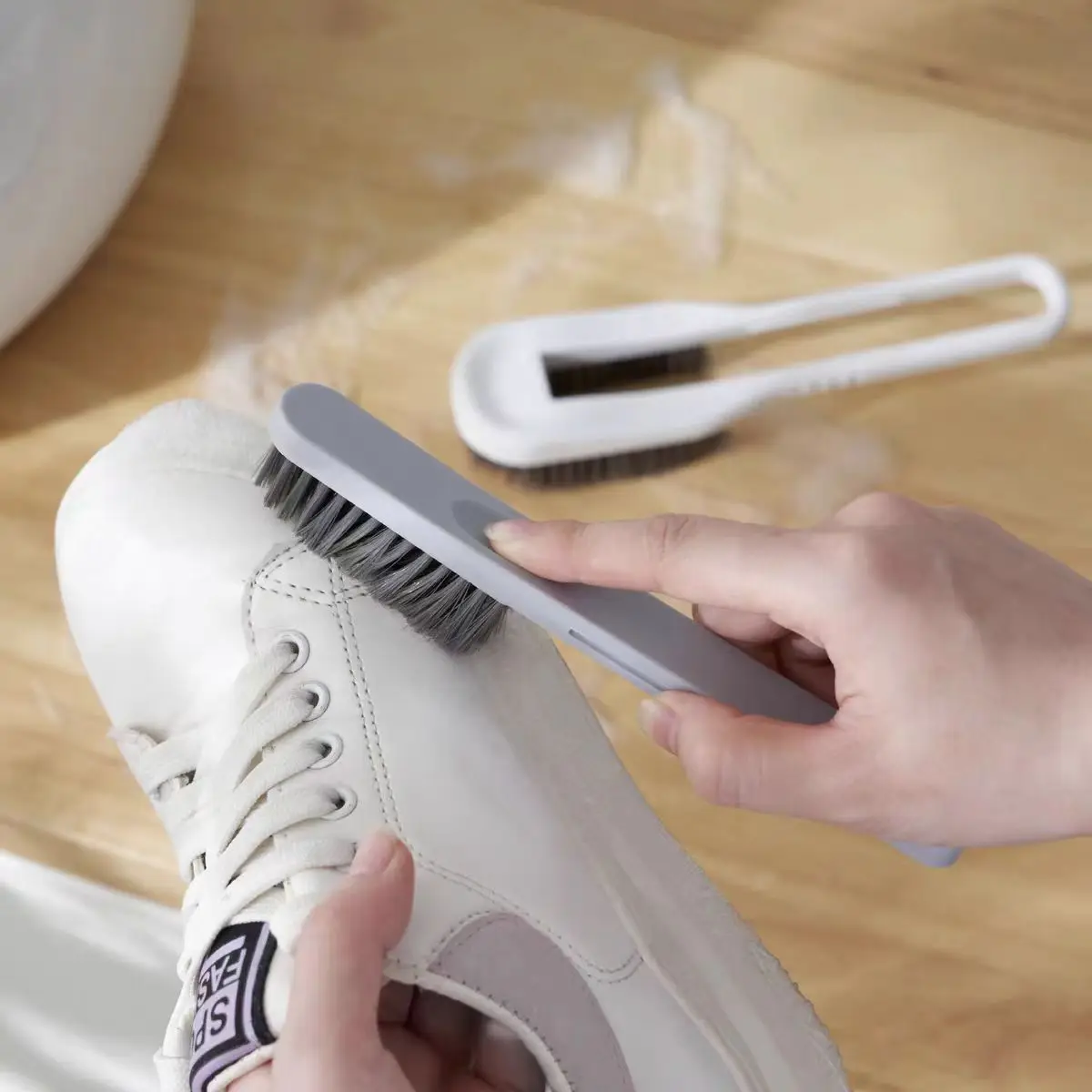 Household Shoe Brush: Multifunctional and Flexible Brush for Shoe Cleaning, Laundry, and More - Non-Damaging Shoe Combination Br