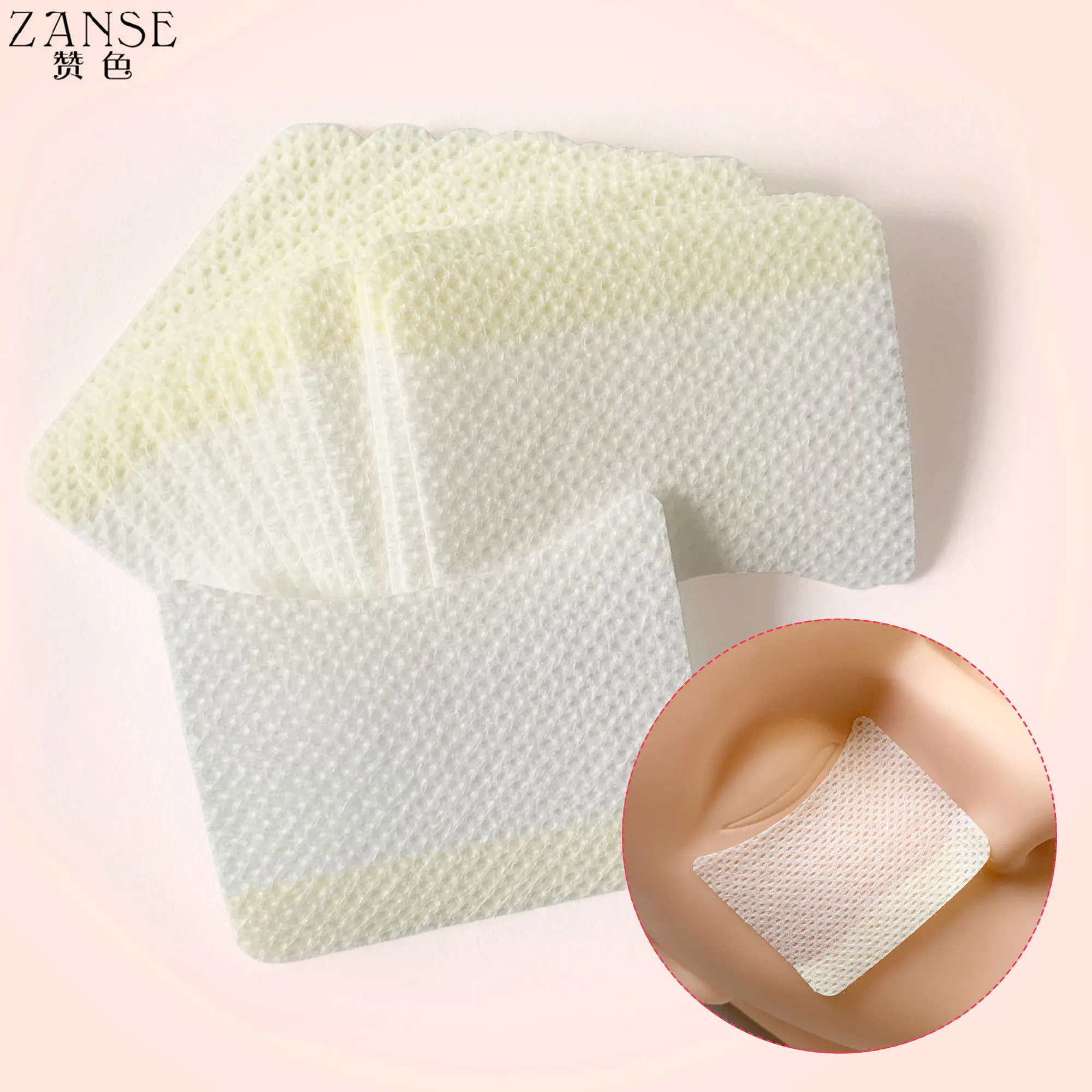 40/200pcs Cotton Eyelash Extension Patch Sticker For Removing Eyelashes Disposable Eye Pads Patches For Makeup Tool