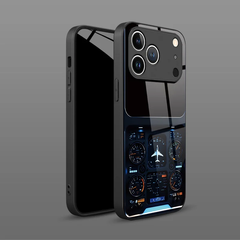 

Tempered patterned glass phone case, suitable for iPhone 17, 16, 15, 14, 13, 12, 11pm pro plus and other phone models.