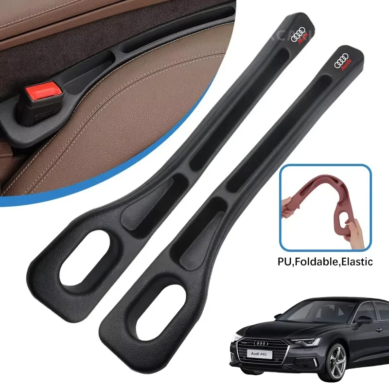 Car Accessories Seat Gap Filler Leak Slit Proof Storage Strip For Audi Sline A8 Q2 Q3 Q4 Q5 Q7 Q8 A1 A2 A3 A4 A5 A6 A7 TT RS3 S5