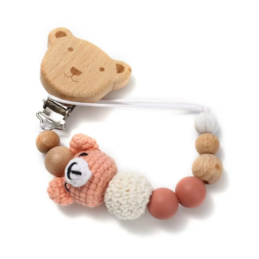 

Portable Cartoon Pacifier Clips Anti-drop Durable Soother Chain High Quality Teether Nursing