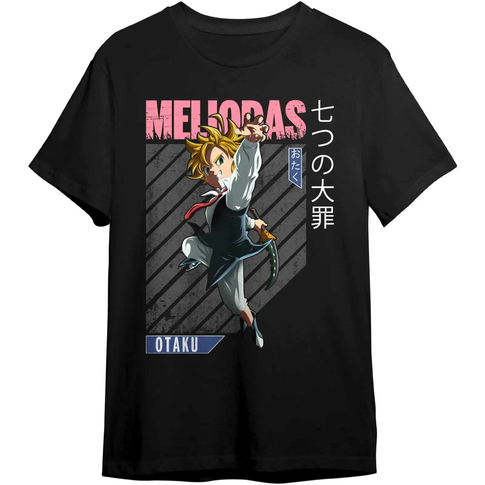 Men/Women Japanese Anime Manga Meliodas Seven Deadly Sins Demon T-Shirt