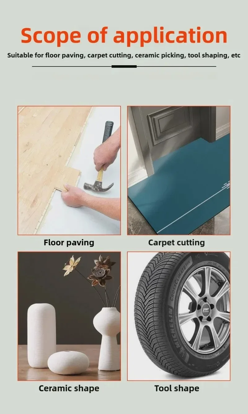 Profil Pengukuran Sudut untuk Pengukur Kontur Pekerjaan Kayu Busur Derajat Sudut Pertukangan Digunakan untuk Mengukur Meteran Kontur Tidak Beraturan