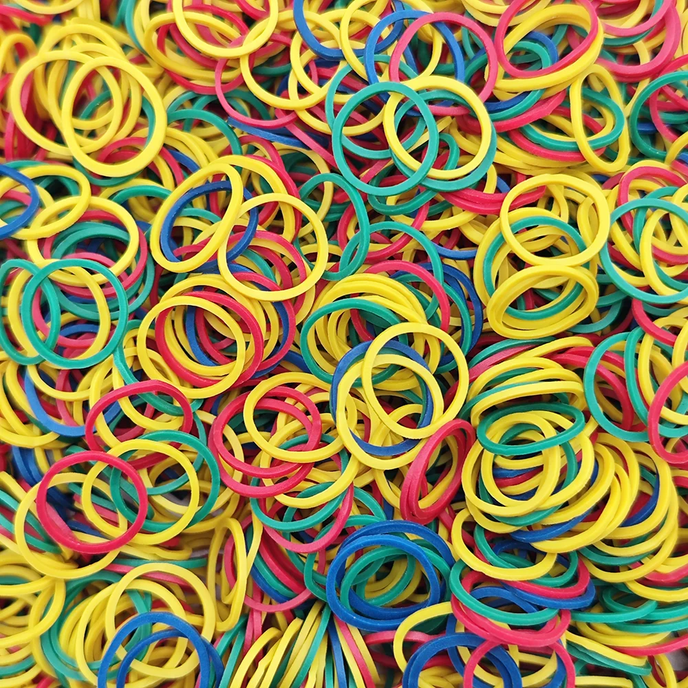 1000 pieces/lot Elastic Rubber Band For Small Dog High Elasticity Dog Hair Accessories Colorful Pet Hair Band Diameter 0.59 inch