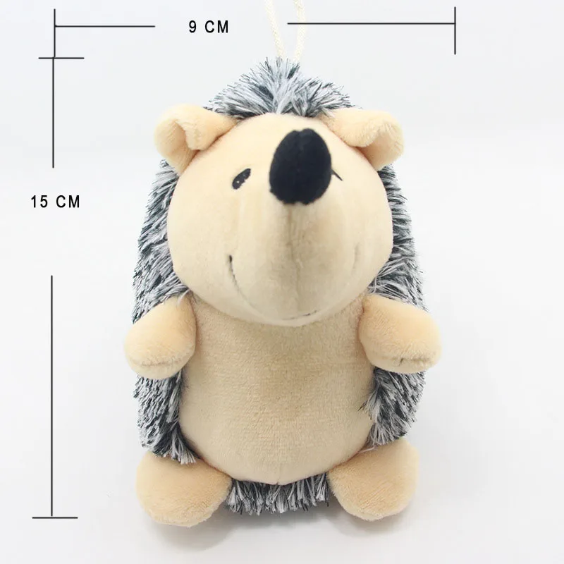 Hedgehog giocattoli morbidi per cani di peluche cani di piccola/grande taglia giocattolo interattivo/cigolante giocattolo resistente al morso da