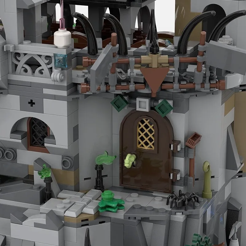 Games Lava Bastion Castle Model Building Blocks House Architecture Modular Bricks Educational Collection Toys for Children Gifts