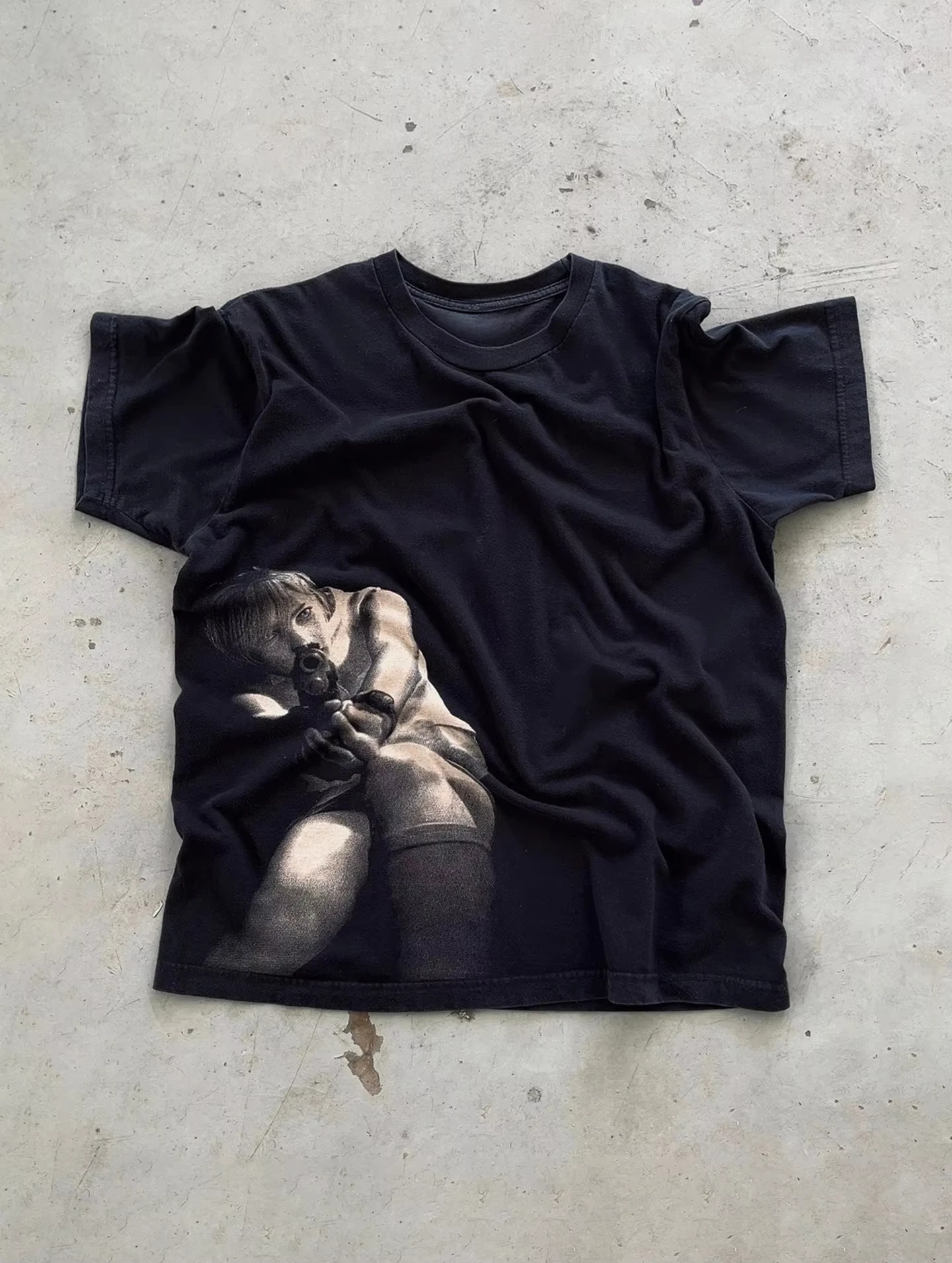 Vintage Classic Horror Survival Game Silent Hill Graphic Tee Cotton Men's and Women's T-Shirt Summer Y2K Streetwear Top