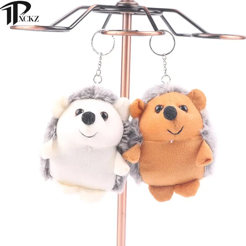 Hedgehog Doll Doll Plush Toy Key Chain Cute Hedgehog Plush Toy Cartoon Animal Pendant Soft Fur Doll Key Chain Backpack Car Bag