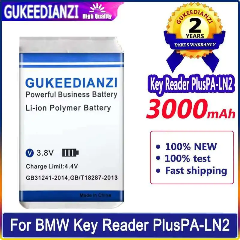 

Аккумулятор для чтения ключей 3000 мАч, надежное питание для Bmw Pluspa-LN2, K03, R001 3,6 В Pluspa-LN2