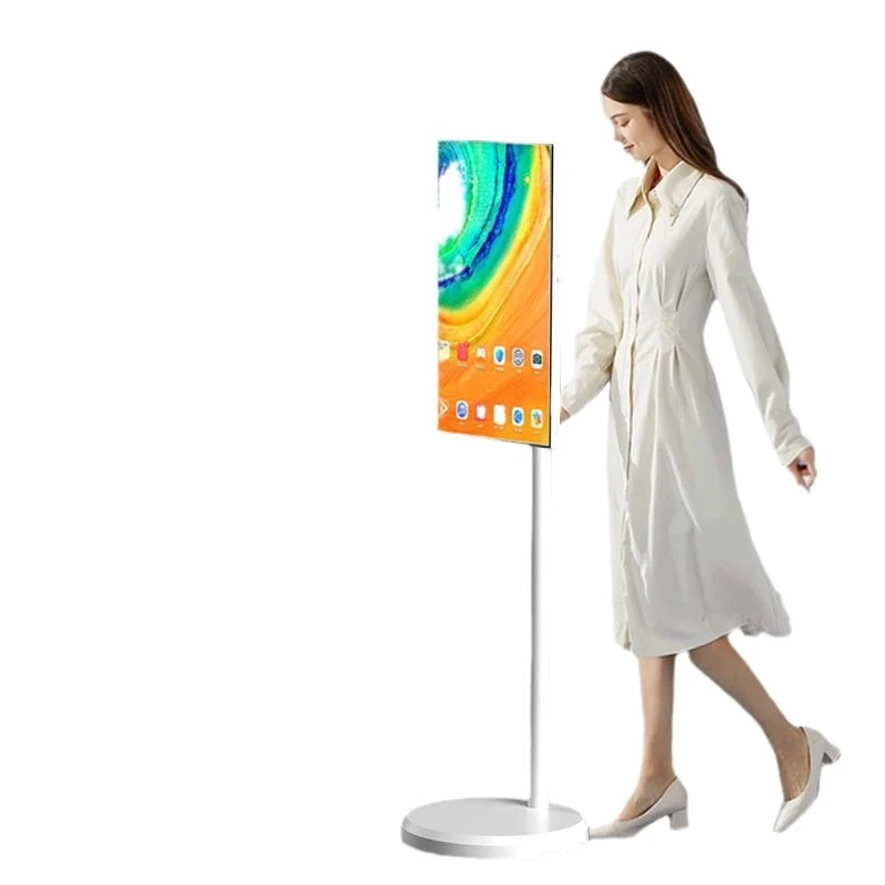 

24-Inch girlfriend machine camera touch screen live broadcast movable floor-to-ceiling all-in-one machine monitor TV bracket