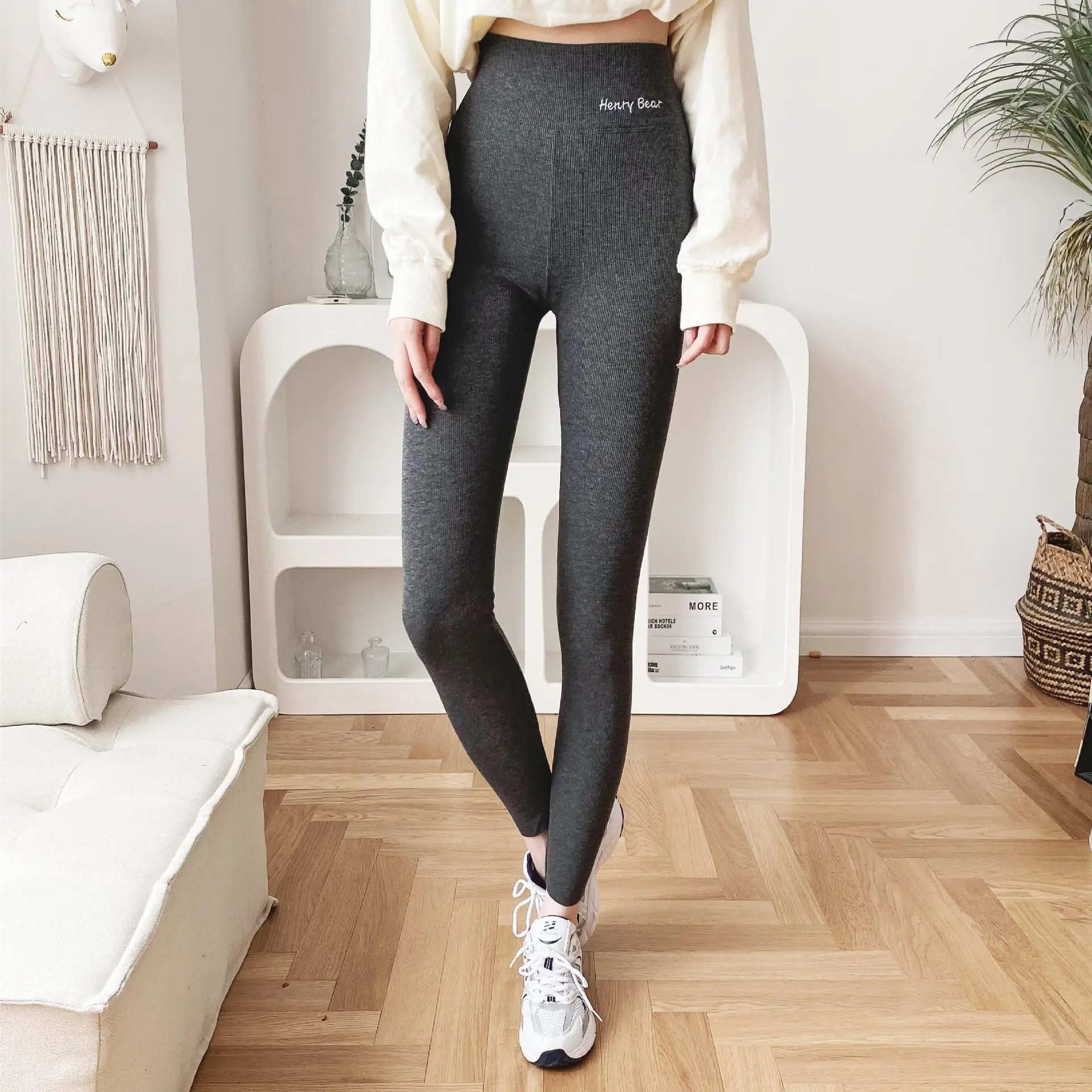 

Spring Summer Fashion Women Leggings Pants High Waist Slim Casual Trousers Female Streetwear Joggers Sweatpants Lady Slacks