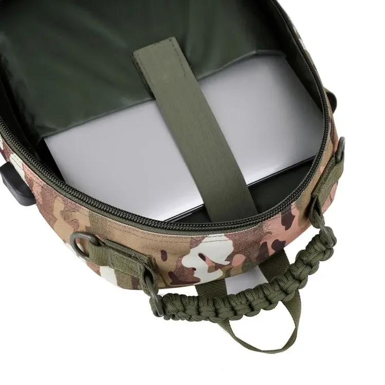 Taktische Outdoor-Tarnrucksack mit zwei Schultergurten - Neues Modell Rucksack - Multifunktionale wasserdichte Tasche für Militär-Enthusiasten und Pendler – Detail 35