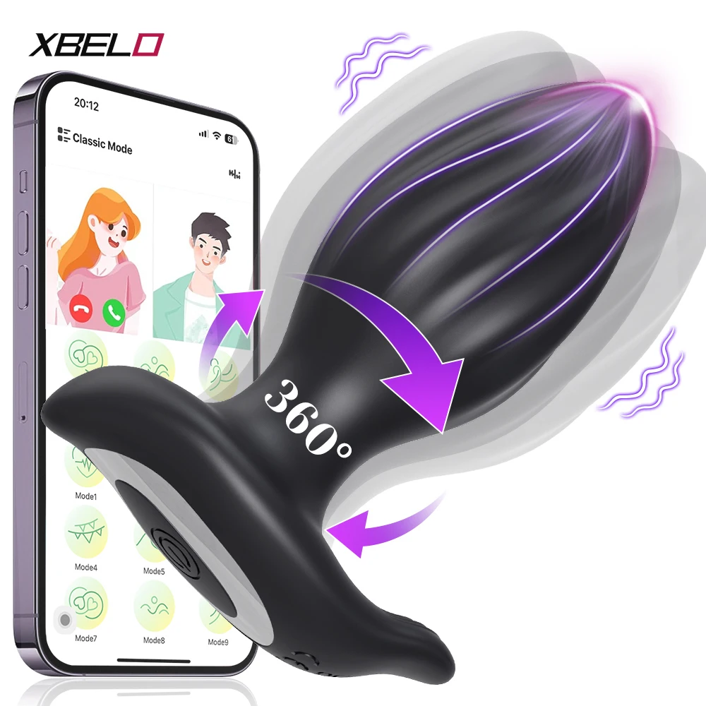 beneficios de usar plug anal Anal Vibrator Prostate Massager with Finger Motion Technology main image 0