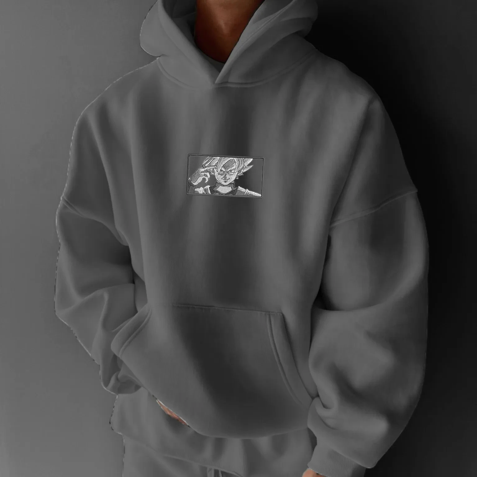Moletom com capuz Dragon Ball – Algodão elástico premium, macio respirável, estampa chique, capuz para sol e vento, moda para frente