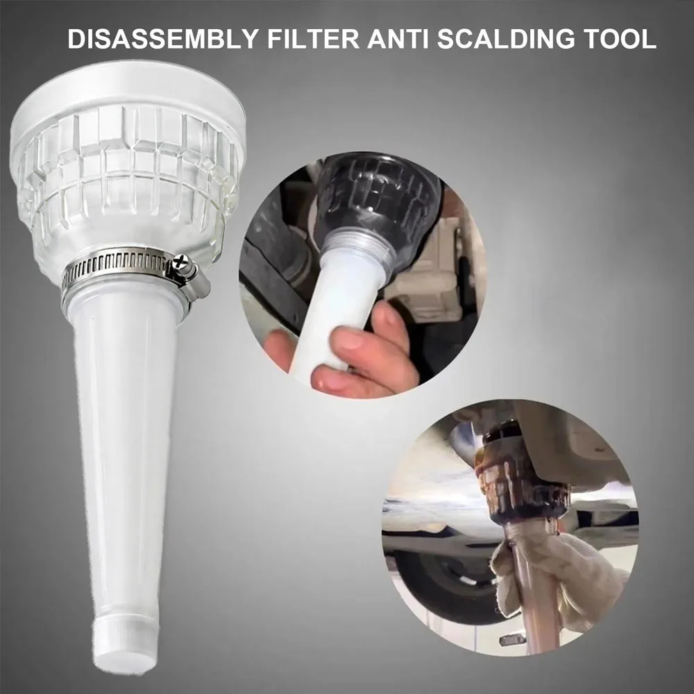 Anti-Scald Oil-Free Machine Filter Dismantlement Tool Unloading Machine Filter Anti-Scald Anti-Splash Funnel Oil Filter