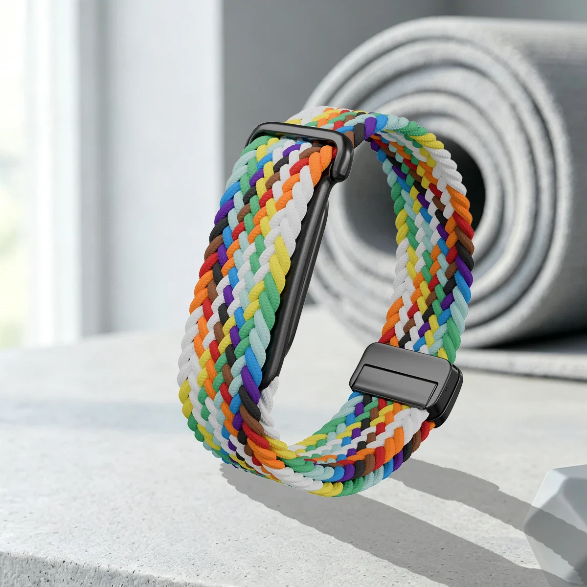 Nylon-Geflechtband für Google Fitbit Air Armbänder Fitness-Ersatzband Magnetisches Armband für Google Fitbit Air Sport-Armband – Detail 8