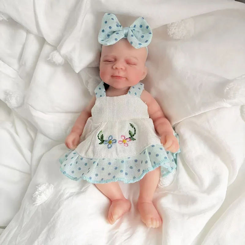 8' Silicone Baby Doll Reborn Pascale Soft Squishy Handy Dolls Collectible Gift Toys Same As Pictures