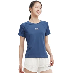 GOLDEN CAMEL Women's T-shirts Sport Quick-drying Short-sleeved Shirts High Elastic Anti-wrinkle Sunscreen Top Clothes Breathable