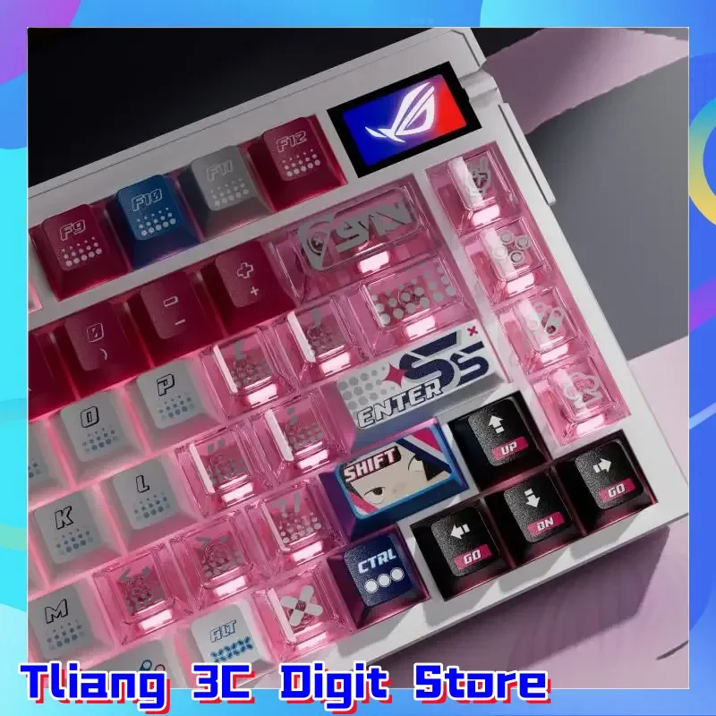 

Тематические колпачки для клавиш серии аниме, оригинальная механическая клавиатура с высоким PBT, игровая клавиатура для ПК, подарок, индивидуальный колпачок для клавиш