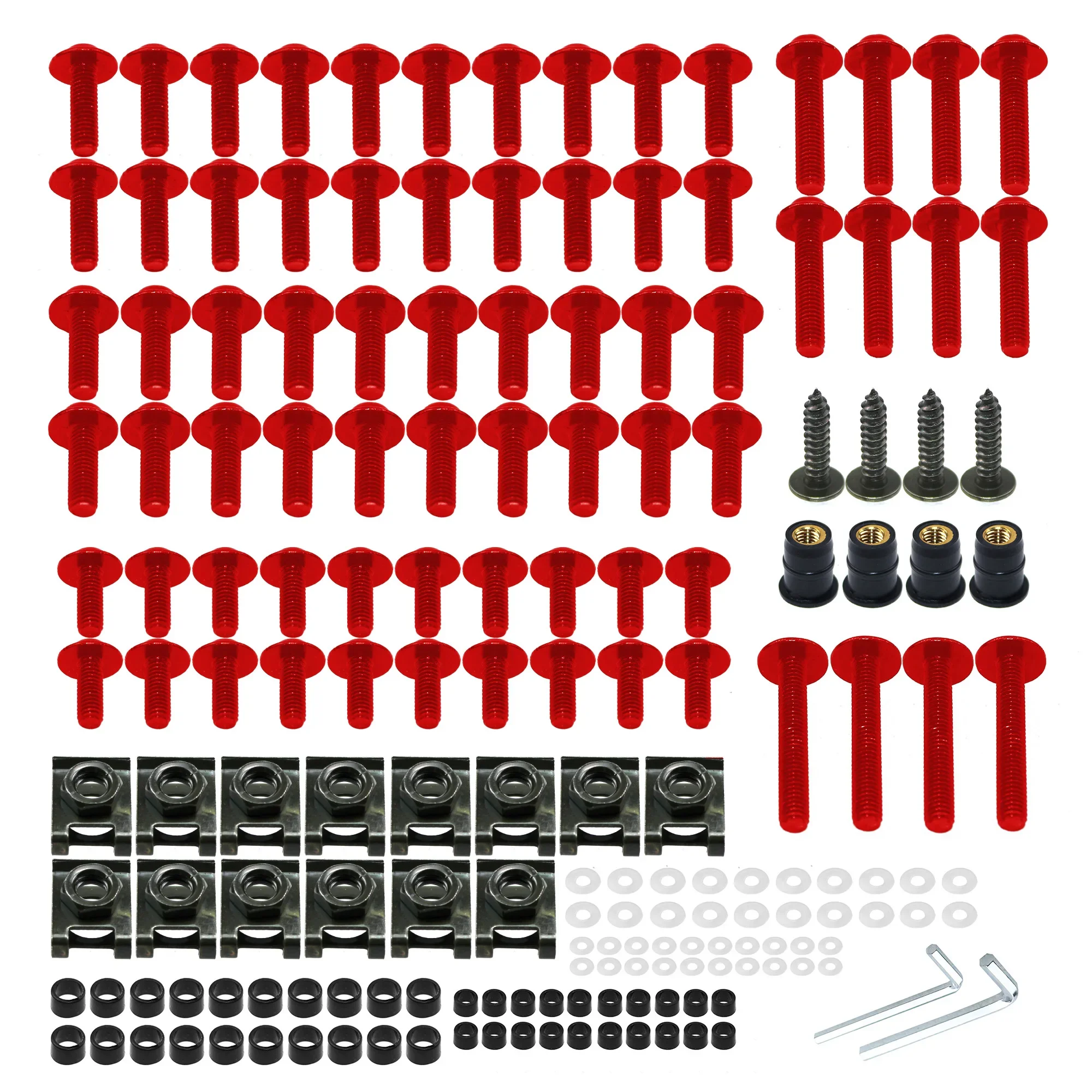 177PCS Motorcycle Screws Nut Kit For DUCATI Scrambler 800 MONSTER 696 937 821 Multistrada 1200S V4S Desert X Fairing Protector