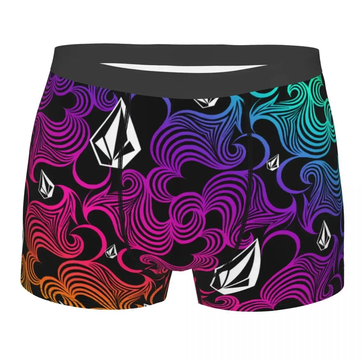 

Male Novelty Volcoms Skate Diamond Stone Pattern Underwear Boxer Briefs Soft Shorts Panties Underpants