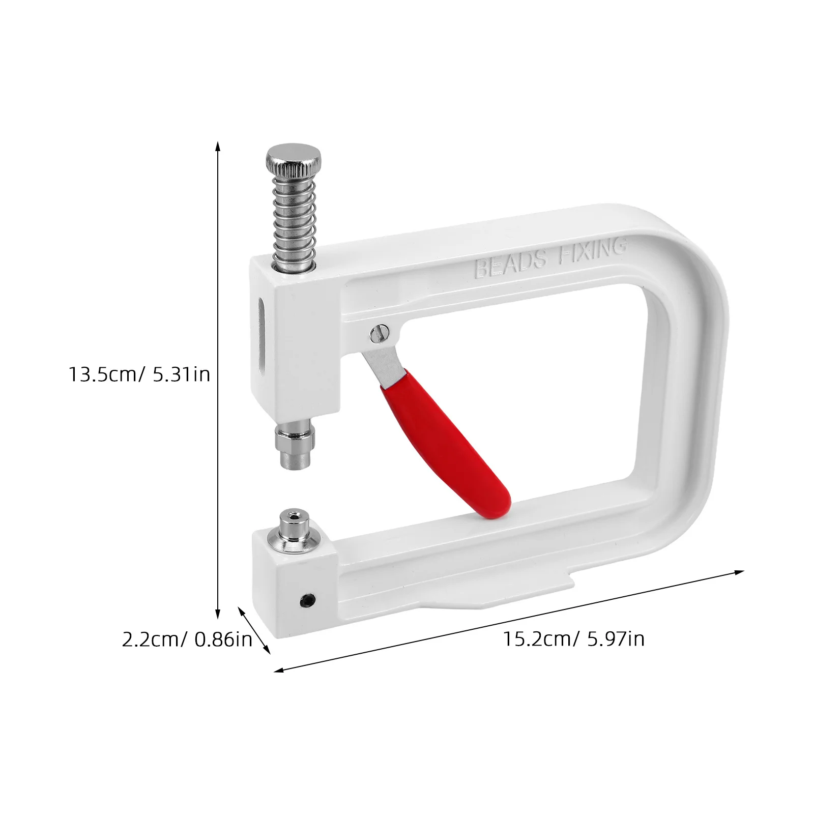 1Set Manual Bead Setting Machine Hand Press Pearl Setting Tool for Jewelry Making Portable Durable Rivet Press Kit