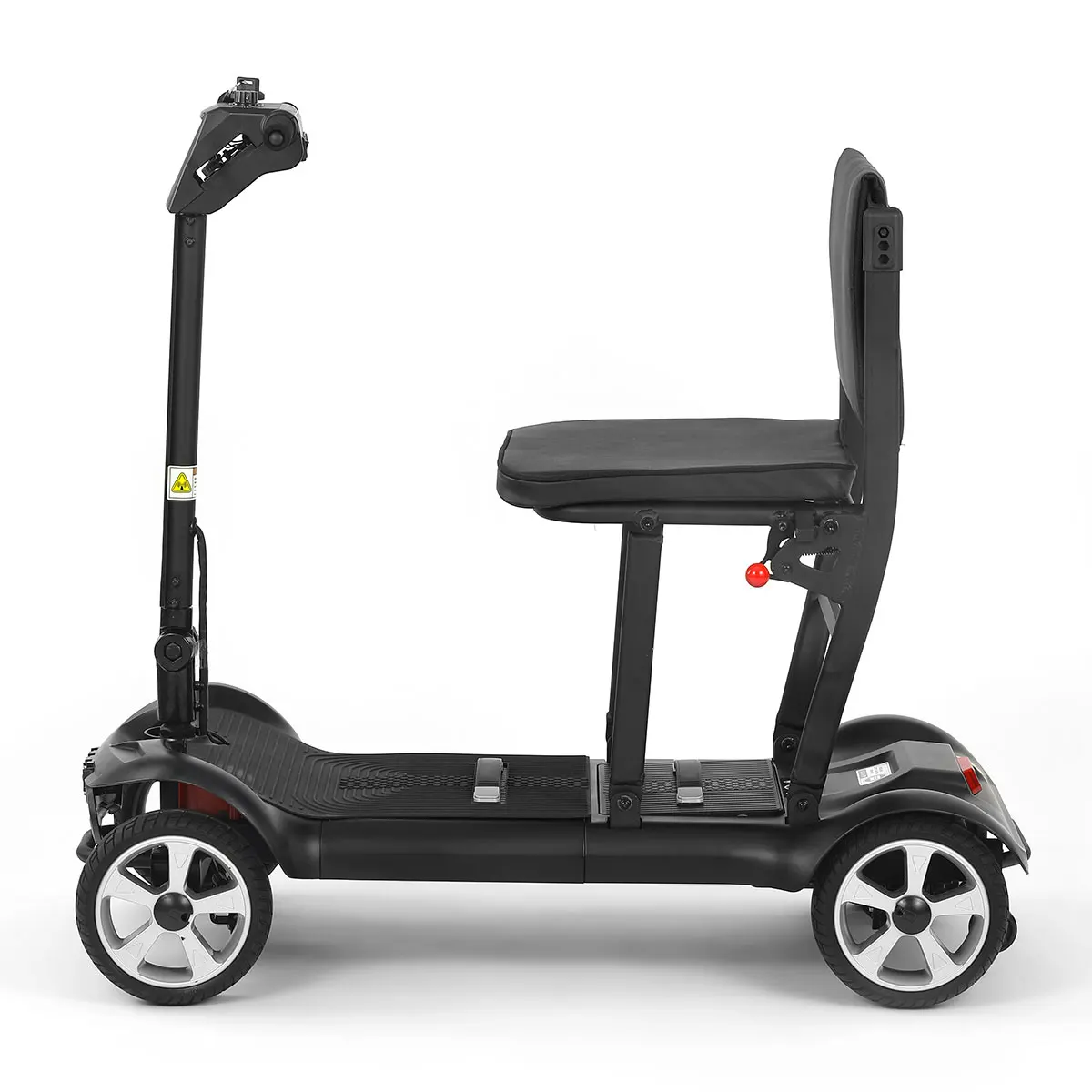 2025 haute qualité Senior longue durée de vie de la batterie noir Portable tout Terrain électrique 4 roues mobilité Scooter pliant pour les personnes âgées