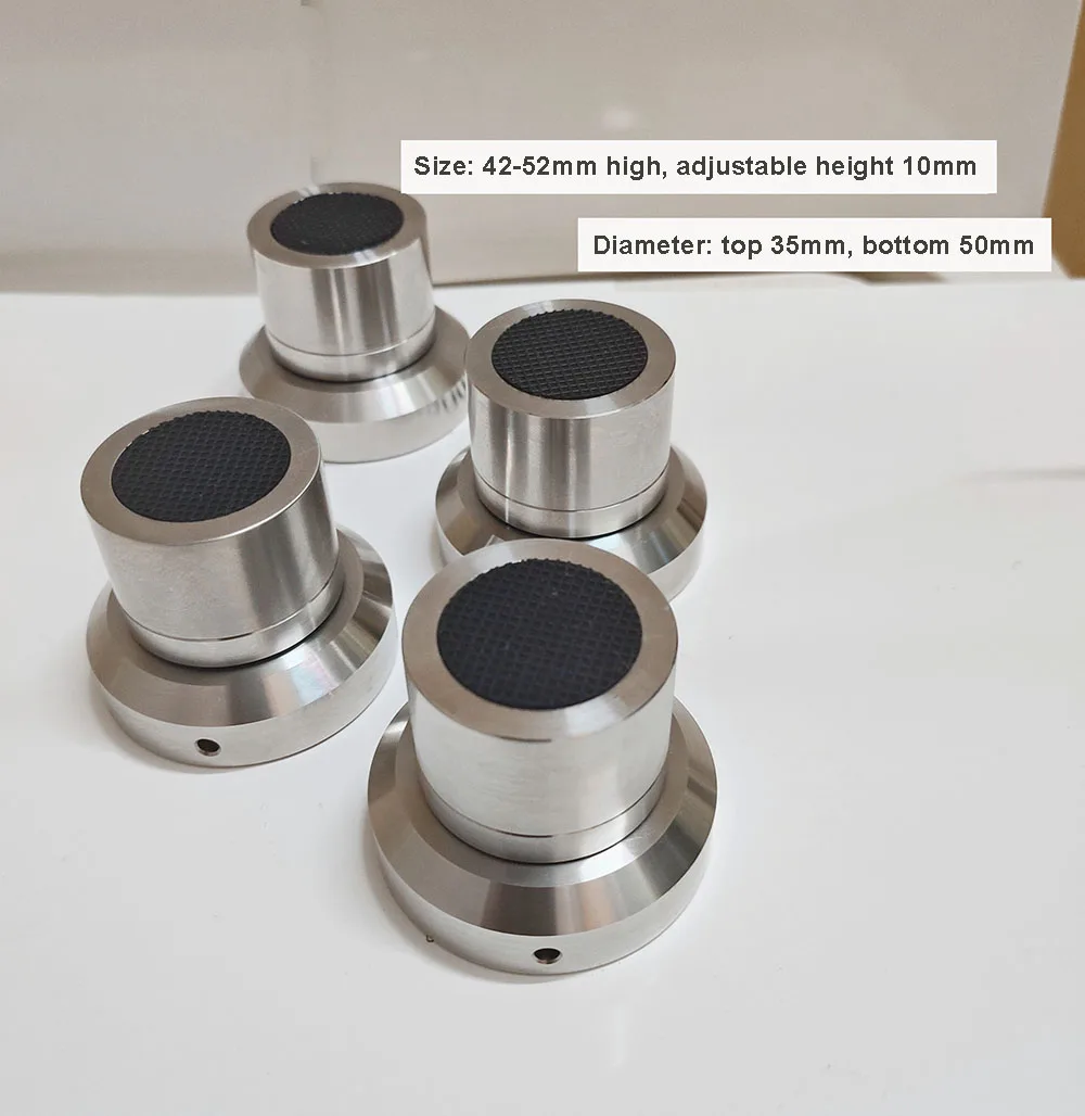 Perline in ceramica in acciaio inossidabile Piedini ammortizzanti Supporto per piedi Base per punte di isolamento per audio HiFi - Replica FE media
