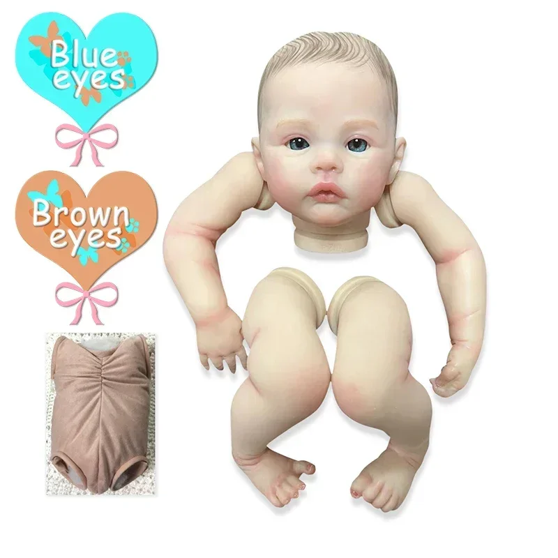 17inch 43cm  Reborn Doll Kit  Meadow Popular  Lifelike Fresh Color Kit DIY Toys